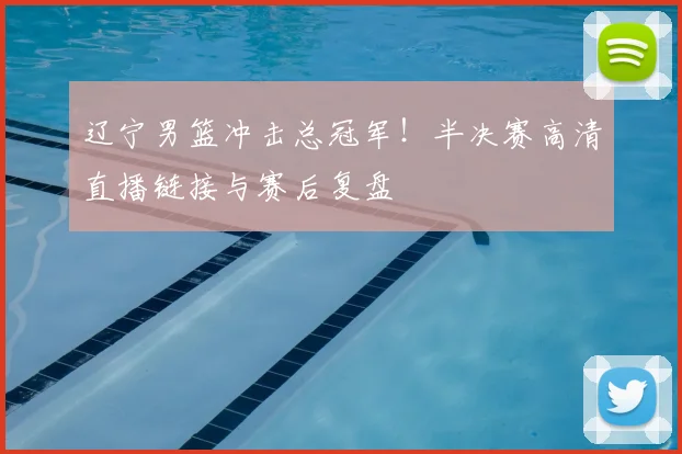 辽宁男篮冲击总冠军！半决赛高清直播链接与赛后复盘